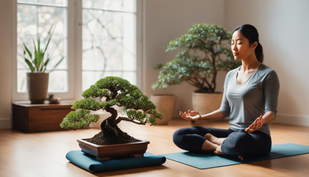 Terapia e Meditação com Bonsai