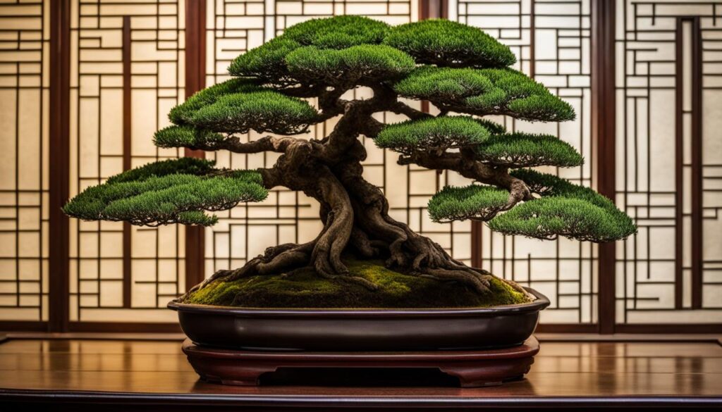 história da arte bonsai