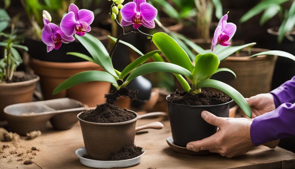 como plantar orquídea