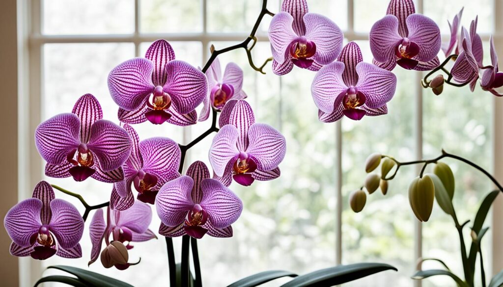 iluminação adequada para orquídeas
